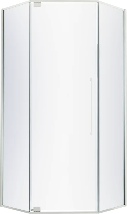 Душевой уголок Black&White Stellar Wind S815 CF 100х100, профиль хром, стекло матовое Sancos — официальный сайт