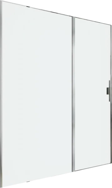 Душевая дверь в нишу Allen Brau Priority 3.31037.00 160 см, профиль хром, стекло прозрачное Optiwhit Sancos — Оригинал