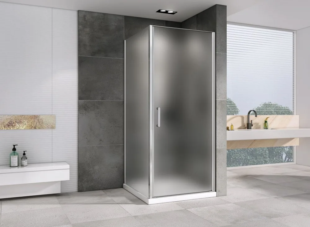 Душевой уголок Abber Sonnenstrand AG04080M-S85M 85x80, профиль хром, стекло матовое Sancos — официальный сайт