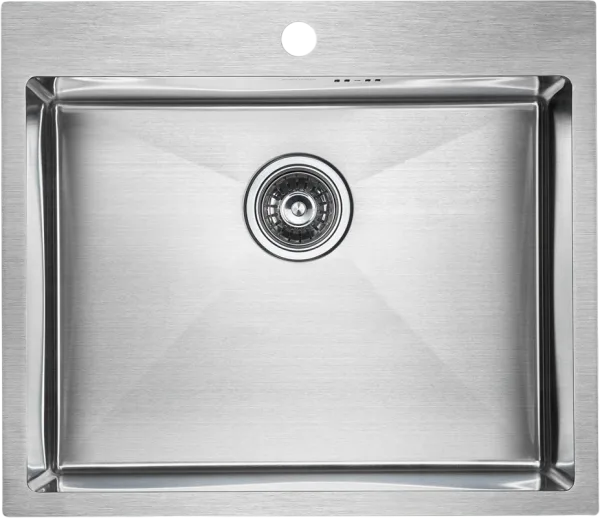 Мойка кухонная Paulmark Kroner PM215951-BS брашированная нержавеющая сталь Sancos — Оригинал