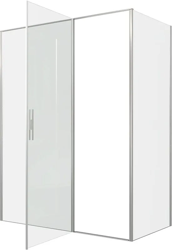 Душевой уголок Allen Brau Priority 160x80, профиль серебро браш, стекло прозрачное Sancos — официальный сайт