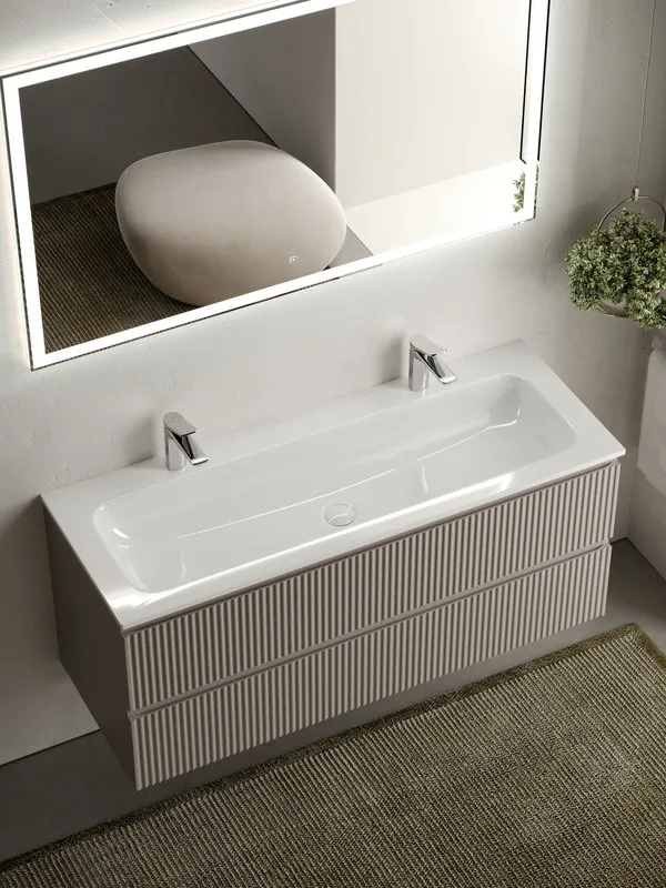 Тумба с раковиной Sancos Snob R 120 см, doha soft, раковина CN7016 Sancos — официальный сайт