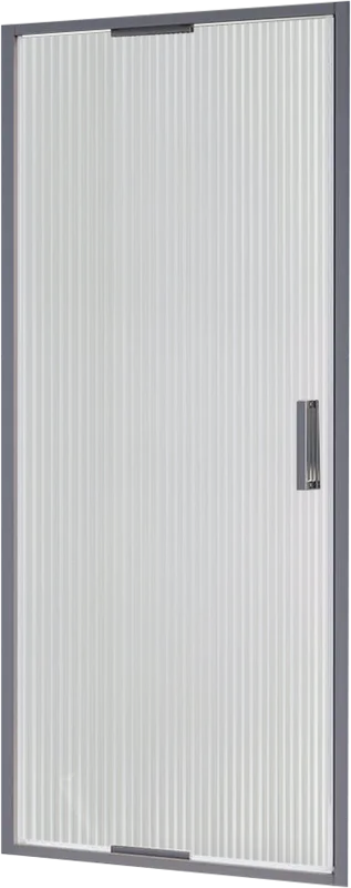 Душевая дверь в нишу RGW Stilvoll SV-05Gr 90 см, профиль матовый серый, стекло ribbed Sancos — официальный сайт