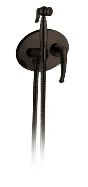 Гигиенический душ AltroBagno Beatrice 060112 BrNe со смесителем, С ВНУТРЕННЕЙ ЧАСТЬЮ, черная бронза Sancos — Оригинал