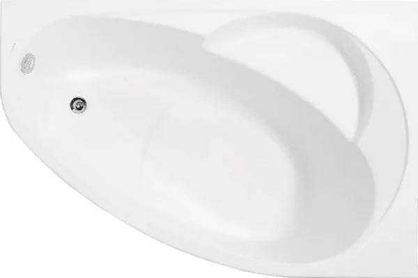 Акриловая ванна Vagnerplast Flora VPBA151FLA3PX-04 без опоры 150x100 см, угловая, правая, пристенная Sancos — Оригинал