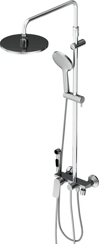 Душевая стойка Damixa Jupiter 977770000, с гигиеническим душем, хром Sancos — официальный сайт
