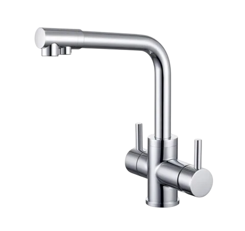 Смеситель для кухни Emar Steel ЕС - 4003H Chrome Sancos — Оригинал