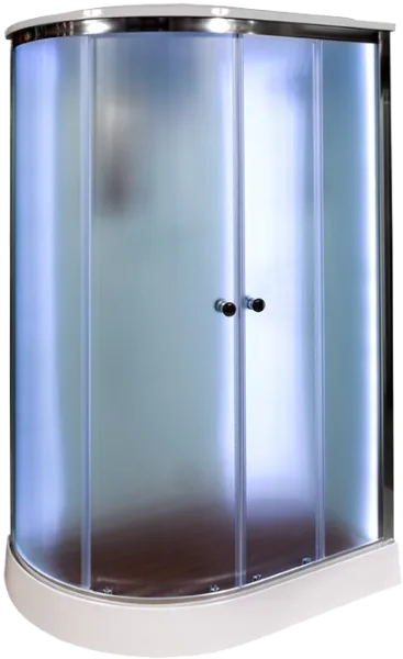 Душевая кабина DTO D102SR 120х80, LED, профиль хром, стекло матовое Sancos — Оригинал