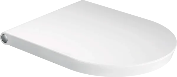 Крышка-сиденье Duravit White Tulip 0027090000 с микролифтом, петли хром Sancos — Оригинал