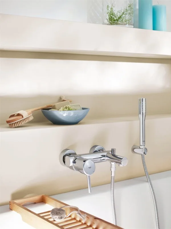 Смеситель для ванны с душем Grohe Concetto 32211001 Sancos — официальный сайт