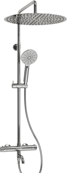 Душевая стойка Wasserkraft Berkel A188.117.127.010.CH Thermo, с термостатом, хром Sancos — Оригинал