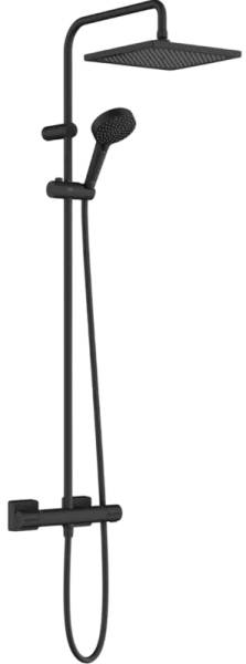 Душевая стойка Hansgrohe Vernis Shape Showerpipe 240 26427670, черный матовый Sancos — Оригинал