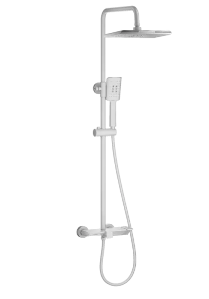 Душевая стойка Wonzon & Woghand WW-AE33110-MW, матовая белая Sancos — Оригинал