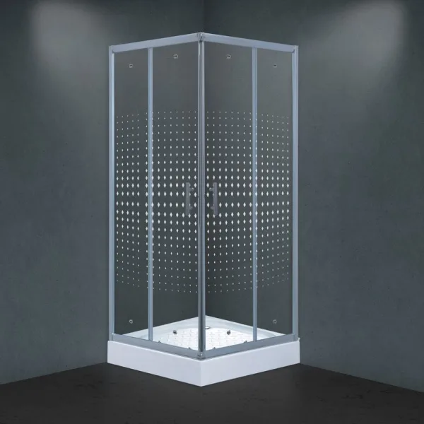 Душевой уголок Timo Viva Lux TL-1102 Romb Glass с поддоном Sancos — Оригинал