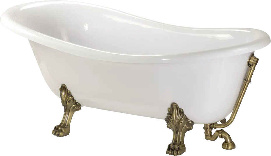 Ванна из искусственного камня Migliore Milady 26242 185x80 см, отдельностоящая, белая, овальная, с д Sancos — официальный сайт