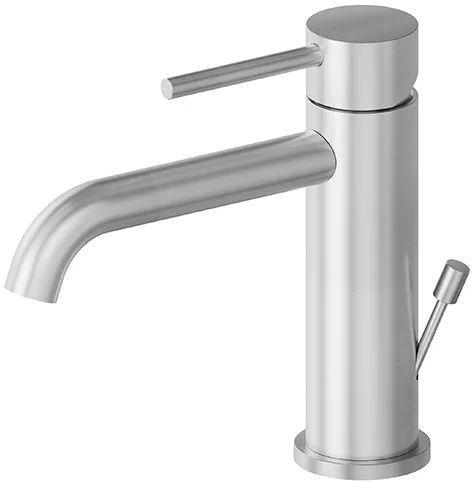 Смеситель для раковины Newform X-Steel 316 с донным клапаном, нержавеющая сталь Sancos — официальный сайт