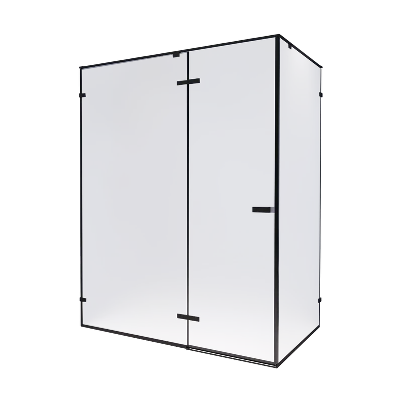 Душевой уголок RGW Stilvoll SV-040 120х100 профиль черный, стекло прозрачное Sancos — официальный сайт