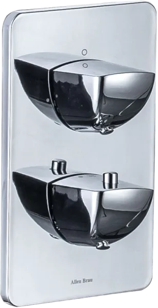 Термостатический смеситель встраиваемый Allen Brau Infinity 5.21116-00 С ВНУТРЕННЕЙ ЧАСТЬЮ, хром Sancos — Оригинал