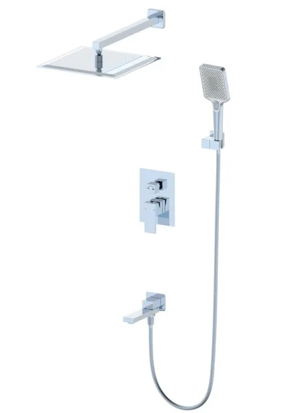 Душевой комплект Wonzon & Woghand WW-88939016-CR, С ВНУТРЕННЕЙ ЧАСТЬЮ, хром Sancos — Оригинал