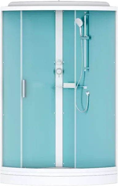 Душевая кабина AM.PM X-Joy W88C-401-100WT с крышей, белый Sancos — Оригинал