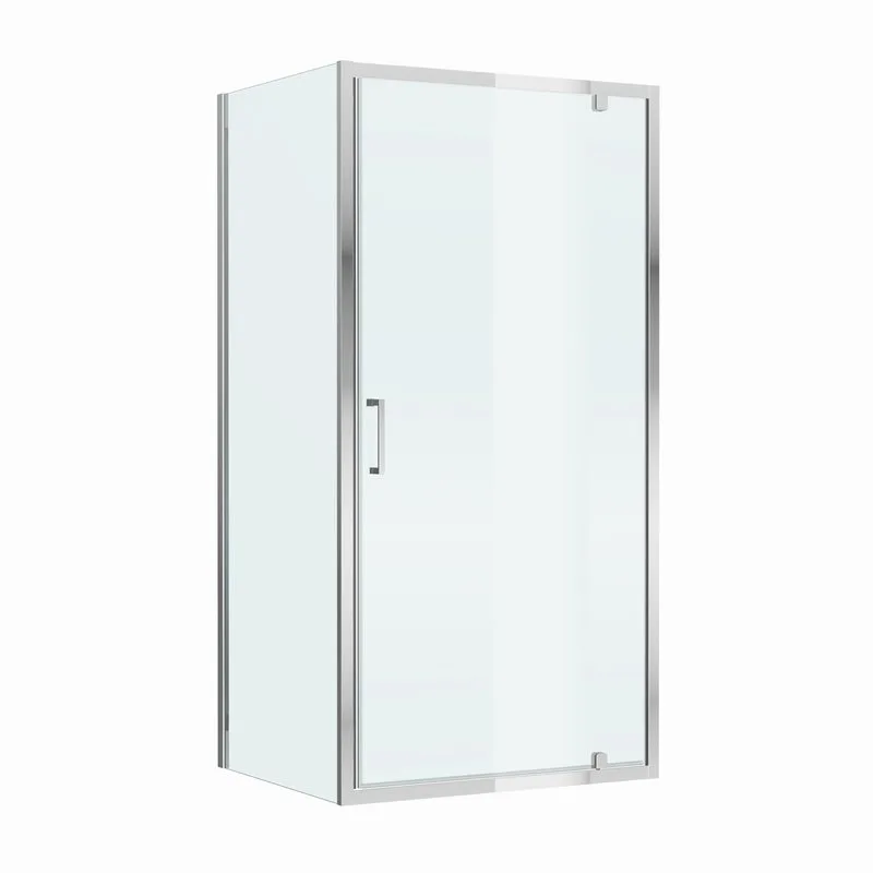 Душевой уголок Cezares Molveno AH 1 100+80 C Cr IV 100х80 см, профиль хром, стекло прозрачное Sancos — официальный сайт