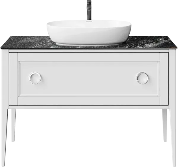 Тумба под раковину без столешницы KERAMA MARAZZI Plaza Classic PL.CN.120.1+1\WHT.M Neo 120 белая мат Sancos — Оригинал