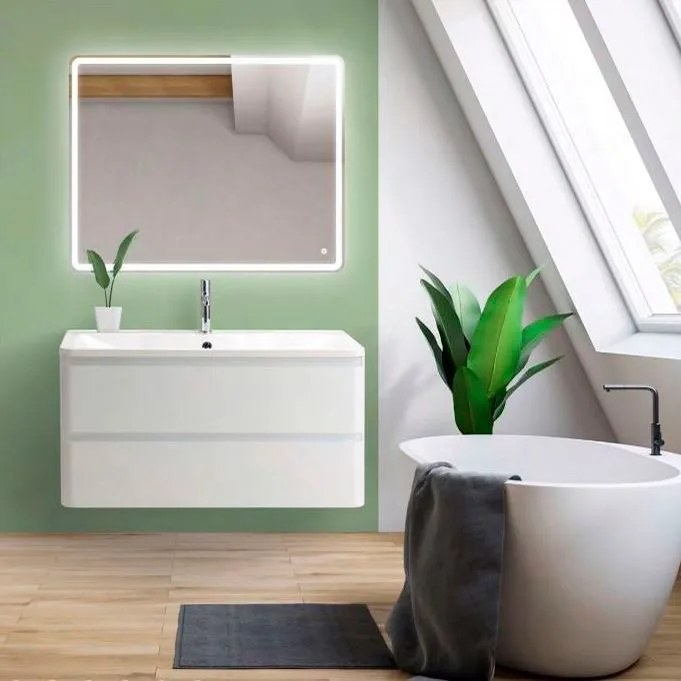 Тумба под раковину без столешницы BelBagno Albano 100 подвесная, bianco lucido Sancos — официальный сайт