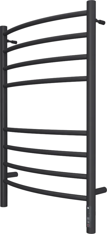Полотенцесушитель электрический Terminus Классик П8 500x800, матовый чёрный Sancos — официальный сайт