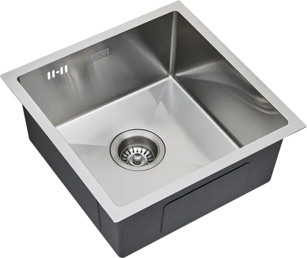 Мойка кухонная S.K.Sanitary SKS 4444 с сифоном Sancos — Оригинал