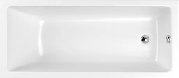 Акриловая ванна WHITECROSS Wave Slim 130x70 см, встраиваемая, белая Sancos — Оригинал