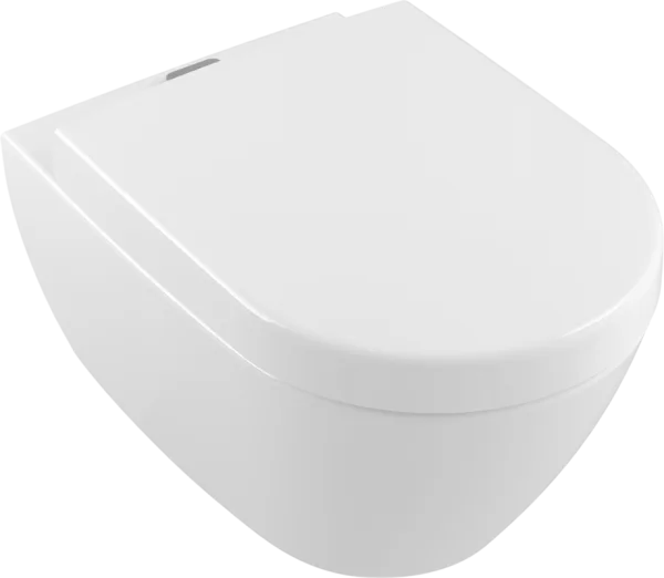 Унитаз подвесной Villeroy & Boch Subway 2.0 5614A101 9M78S101 с микролифтом, безободковый, глянцевый Sancos — Оригинал