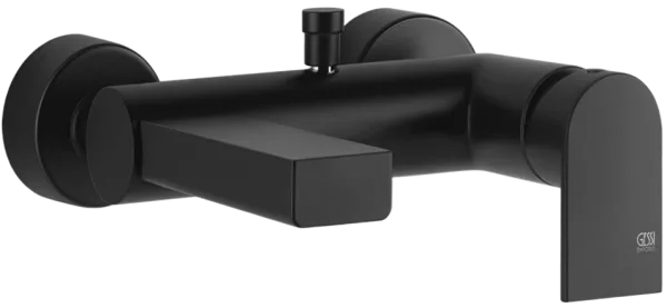 Смеситель для ванны с душем Gessi Emporio Via manzoni 38613, черный матовый Sancos — Оригинал
