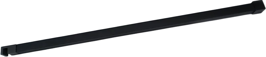 Душевая перегородка Abber Immer Offen AG61120B 120 см, профиль черный, стекло прозрачное Sancos — официальный сайт