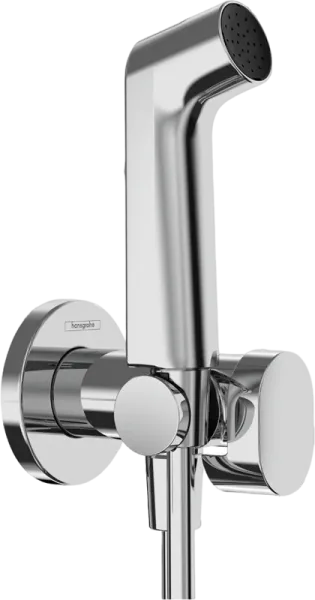 Гигиенический душ Hansgrohe Bidette S 1jet 29232000, со смесителем, хром Sancos — Оригинал