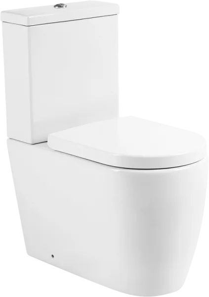 Унитаз-компакт напольный BelBagno Marino BB105CPR BB865SC с микролифтом, безободковый, глянцевый бел Sancos — Оригинал