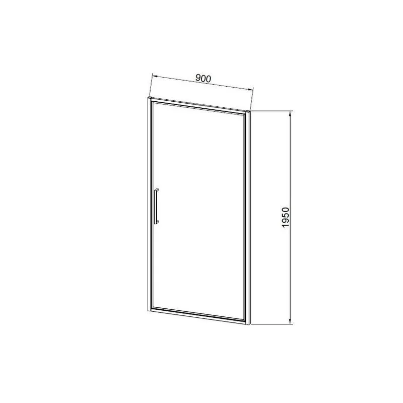 Душевая дверь Vincea Slim 8mm VDP-4SL900CLG, брашированное золото, стекло прозрачное Sancos — официальный сайт