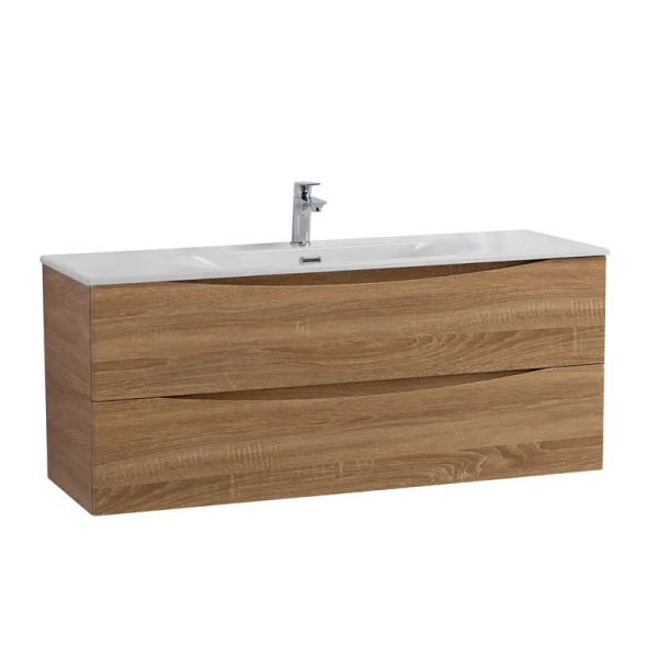 Тумба под раковину без столешницы BelBagno Marino-cer-n 120 подвесная, rovere bianco Sancos — Оригинал