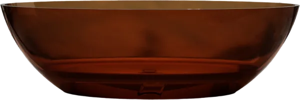Акриловая ванна Abber Kristall AT9702 Opal 180x85 см, отдельностоящая, коричневая, овальная, с донны Sancos — Оригинал