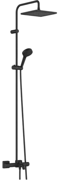 Душевая стойка Hansgrohe Vernis Shape Showerpipe 240 26900670, черный матовый Sancos — Оригинал