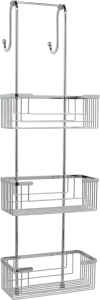 Полка Wasserkraft K-71133 3-ярусная, хром Sancos — Оригинал