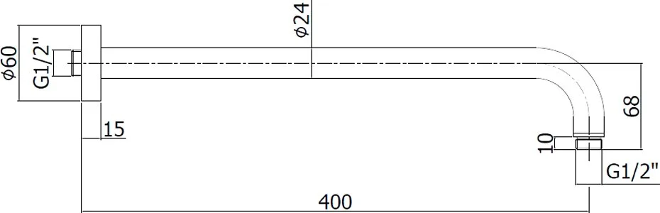 Кронштейн для верхнего душа Paffoni Lusso ZSOF034HG золото медовое Sancos — официальный сайт
