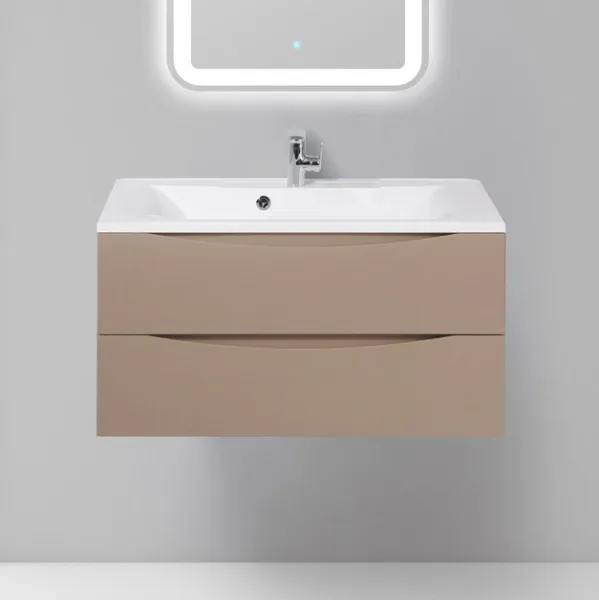 Тумба под раковину без столешницы BelBagno Marino 90 capucino lucido Sancos — Оригинал