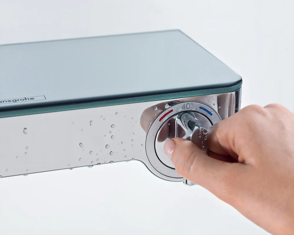Термостатический смеситель Hansgrohe Ecostat Select 13151000, для ванны с душем Sancos — официальный сайт