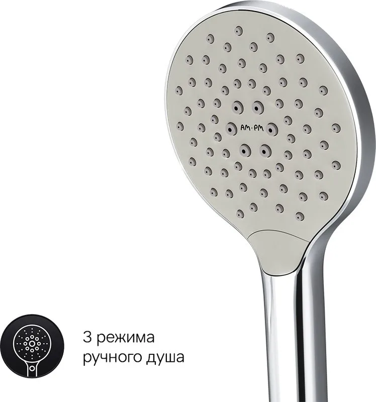 Смеситель для ванны с душем AM.PM Like F8015000, хром Sancos — официальный сайт