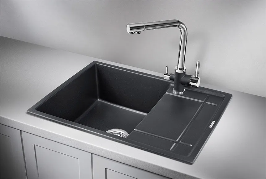 Мойка кухонная Granula 6501, шварц Sancos — официальный сайт