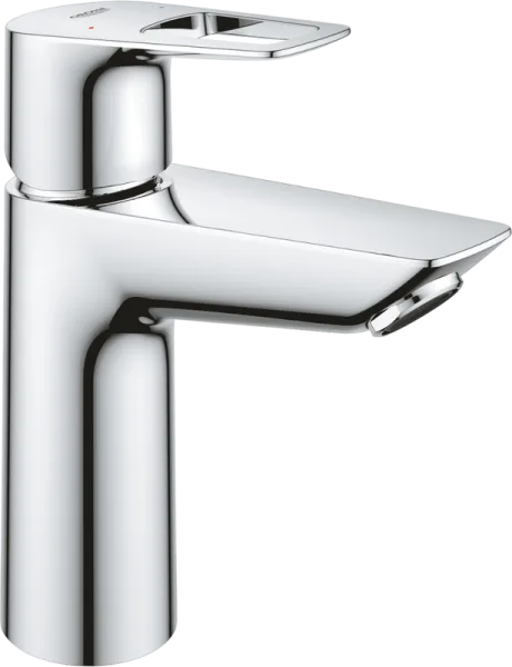 Смеситель для раковины Grohe BauLoop 23917001 с ограничителем температуры, хром Sancos — Оригинал