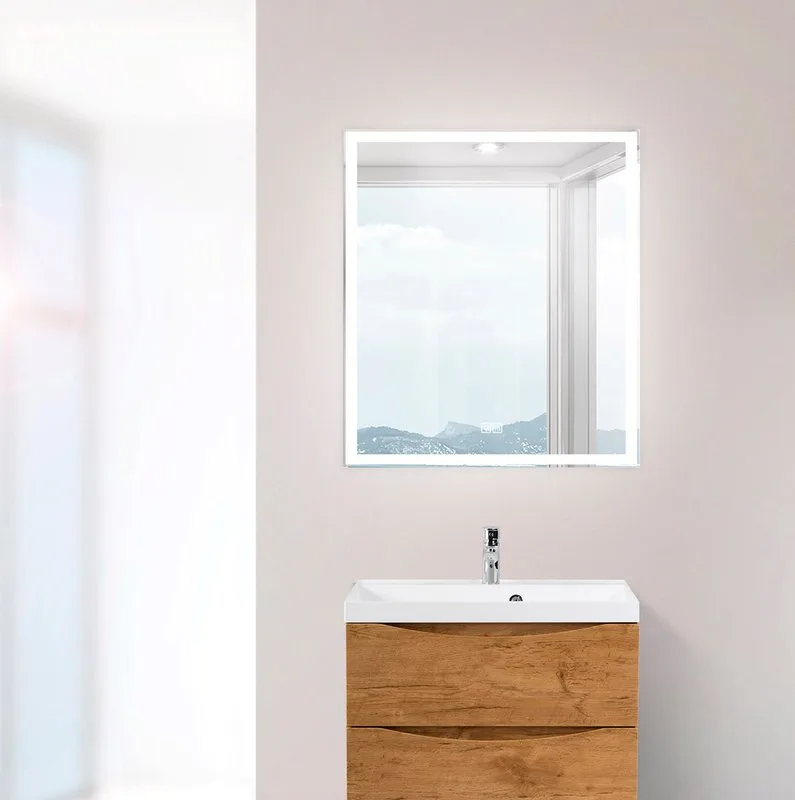 Зеркало BelBagno SPC-GRT-700-800-LED-TCH-WARM с подсветкой и подогревом Sancos — официальный сайт