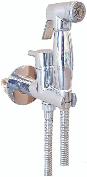 Гигиенический душ Webert EL870301015Metal со смесителем, С ВНУТРЕННЕЙ ЧАСТЬЮ, хром Sancos — Оригинал
