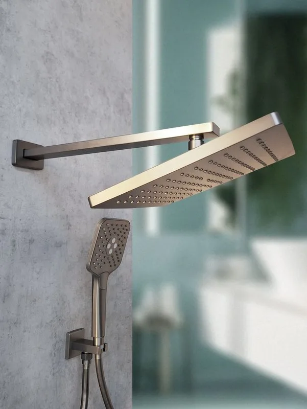 Душевой комплект ALTROBAGNO Ламберто (Lamberto) 040411 GM С ВНУТРЕННЕЙ ЧАСТЬЮ, оружейная сталь Sancos — официальный сайт