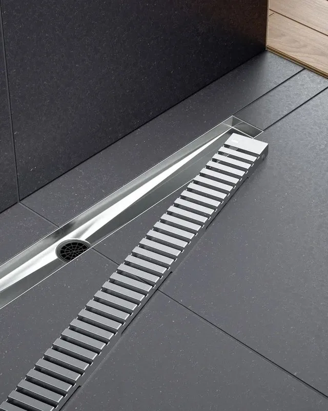 Душевой трап (лоток) Timo Drain Systems DS230106/01 600 вставка lines, сатин Sancos — официальный сайт